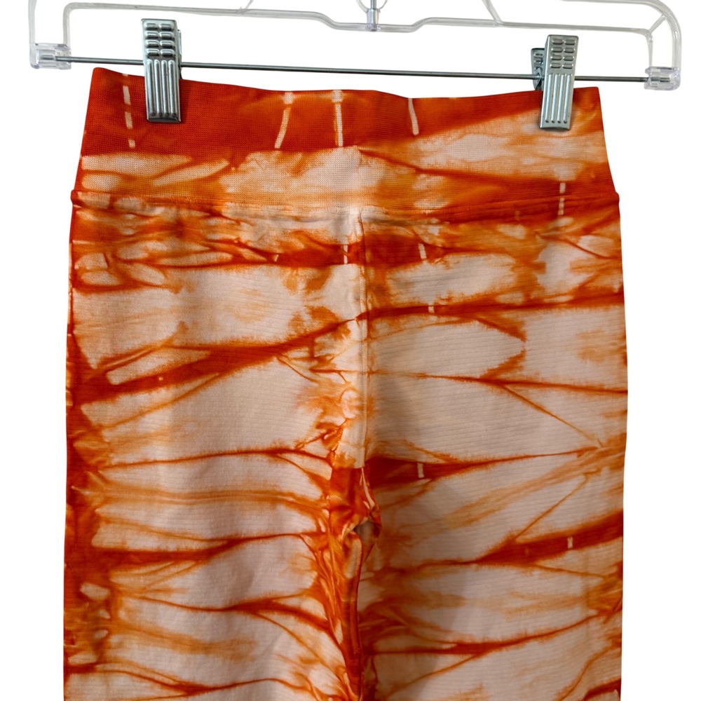 Spiritual Gangster Tie Dye High Waist Leggings Orange Peach M/L NWOT - Picture 7 of 7